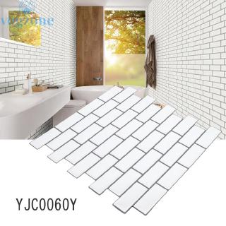 Stylish Bathroom Kitchen 25*25cm White Waterproof Oil-proof Harmless Removable Wall tile Sticker (1)