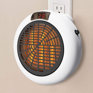 900W Mini Electric Space Heater Wall Mount Home Office Desktop Warm Air Heater Warmer Fan Silent Rem