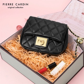 Bag Accessories✾☾✥Pierre Cardin popular hot style small fragrant leather small square bag rhomboid s