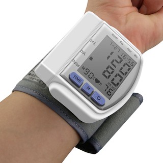 Digital Wrist Blood Pressure Monitor Meter Sphygmomanometer with Wriatband