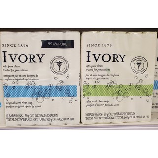 Ivory Bar Soap Original or Aloe 10x90g - CANADA