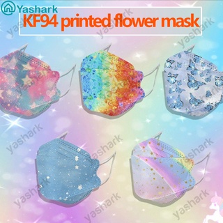 【10 PCS】4ply KF94 Mask (Colourful Mask Printed Pattern) Adult size[YA]