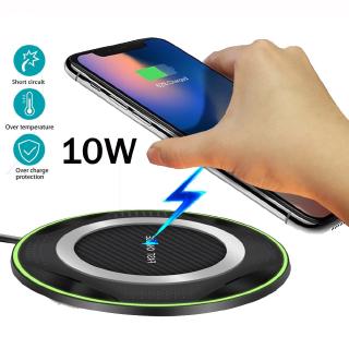 10W Qi Wireless Charger Fast Charging P30 pro S10 E/S9/S7/S8 IPhone 11 Pro Max XR Xs Max
