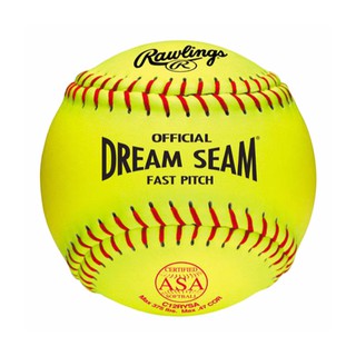 RAWLINGS C12RYSA High Density Cork Core Dream Seam Fast Pitch Softball ball 12"