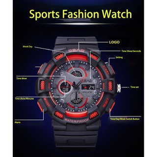 Sports Fashion Watch SB09(Water Proof/Dual Timer)