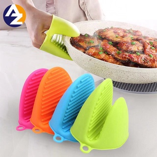 ★AZ★ 2 Pieces Oven Mini Mitts Silicone Heat Resistance Gloves Pot holder Cooking Pinch