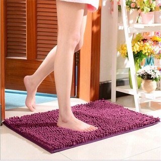 Long Hair Microfiber doormat anti slip mat toilet Mat/ Carpet/Rug water absorption/40x60cm