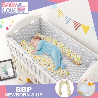 BBA Baby Crib Bumper Toddler Bed Pillow Protector Baby Cot Bumper Safe Baby Bed Protection Bedding (2)