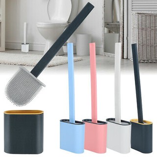 Silicone Toilet Brush with Toilet Brush Creative Flex Toilet Brush With Holder Cleaning