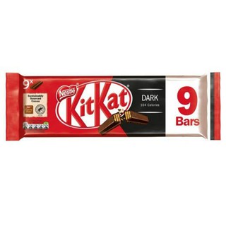 Nestle Kitkat Dark 9 Bars x 2 Fingers