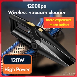 【Ready Stock】12000pa Car wireless vacuum cleaner charging super power and strong suction household mini indoor car charging