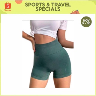 Women High Waist sports shorts tight Peach hip-boosting Quick dry breathable fitness training yoga
