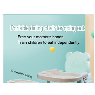 New baby dining chair baby multifunctional complementary food chair portable foldable GHe0 (6)