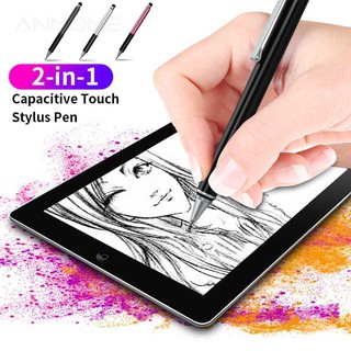 2 in 1 Universal Capacitive Pen Multifunctional Touch Screen Stylus Drawing Pen Iphone Ipad Android