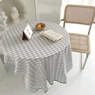 Nordic Table Cloth Classic Checkered Deisgn Kitchen Dinning Table Cover Dust-proof Home Desk Decor
