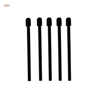 SHAS 5Pcs Black Standard Nibs Pen Tip Graphic Drawing Pad Pen Nibs Replacement Stylus for Wacom One DTC-133