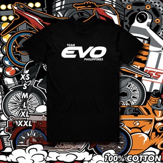 Team EVO Philippines Motorcycle High Quality Premium Cotton Shirt (L34)
