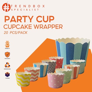 Trendbox Party Paper Cup Cupcake Muffin Topper Baking Cups Birthday 20pcs