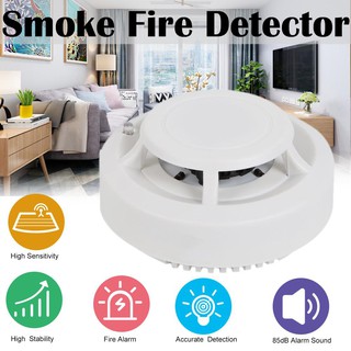 Smoke Fire Sensitive Detector Independent Alarm Home Security