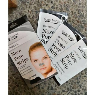 beauty❡☽Body treats Charcoal nose pore strips x 12s