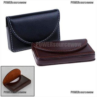 Pocket Leather Name Business Card ID Card Credit Card Holder Case Wallet W/Box