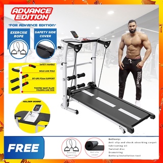 Treadmill Exercise Jogging Foldable Running Gym Lari Machine Fitness Monitor