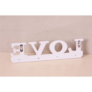 Wall Mounted Key Holder Key Chain Rack Hanger with 4 Hooks Multiple Mail (3)