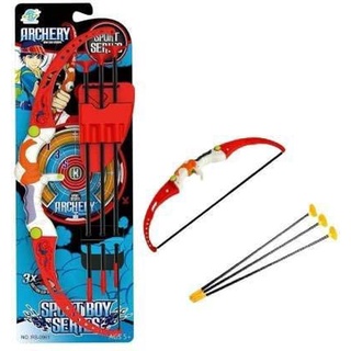 Bow and Arrow Set for Kids -Light Up Archery Toy Set -Includes 6 Suction Cup Arrows, Target & Quiver