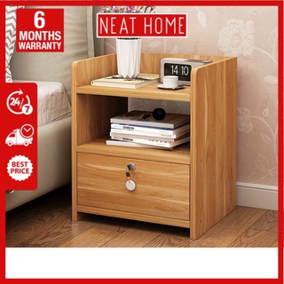 Nordic Table Storage Cabinets Economical Minimalist with Locker Bedside Table at Neathome