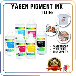 Pigment Ink 1Liter Yasen Waterproof Pigment