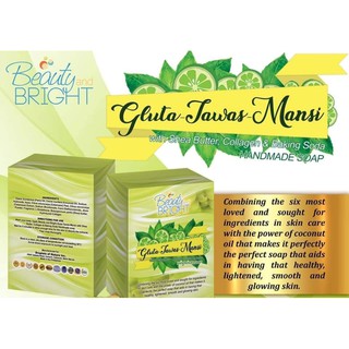 Droplets of Nature's Gluta-Tawas Mansi with Shea Butter, Collagen and Baking Soda.