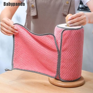 Babypanda~ Kitchen Daily Dish Towel Dish Cloth Kitchen Rag Non-Stick Oil Thickened Cloth