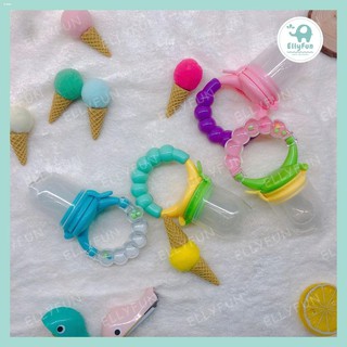 New products♗✴۞ELLYFUN Baby Rattle Pacifier Food Feeder Fruit and Complementary Feeding Nipple Pacif