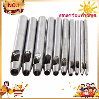 Ready Stock/✷Steel Leather Puncher Hole Craft Kit Set Hollow Puncher Belt Drilling Tool Smartourhome