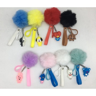 BT21 BTS Cute Cartoon Keychain Kpop Fashion Accessories