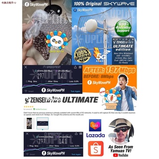 ◊℡ﺴSkyWave Zensei Ultra MIMO Ultimate Parabolic Grid Wifi Internet Antenna 5G-Ready 698-4000Mhz 2x30 (7)