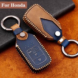 Honda Civic City HRV Jazz Accord CRV CRV BRV Leather Car Key Case Cover (FMW07）