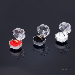 Transparent Crystal Box Jewelry Box, Ring Box, Earring Box