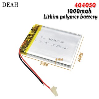 3.7V 1000mAh 404050 Rechargeable Li-Po Li-Po Polymer Lithium Battery For MP3 MP4 MP5 GPS Toys DIY na