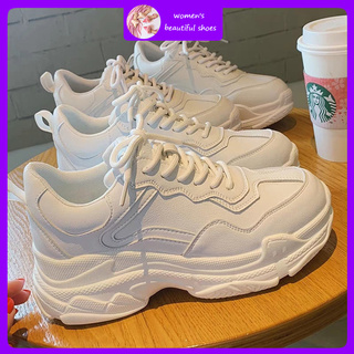 Daddy shoes girl 2020 spring and summer new student Korean version of the hundred-set sneakers breathable light casual small white