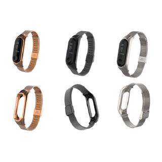 Xiaomi Mi Band 2 3 4 5 miband 6 Wrist Strap Metal Screwless Stainless Steel Bracelet Metallic watch Wristband