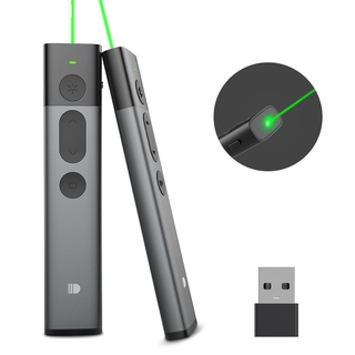 ✹№Doosl Green Laser Pointer Powerpoint Pen Clicker Controller 2.4GHz PPT Wireless Presenter