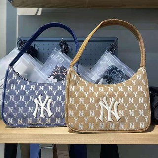 MLB Baguette Tote Bag NY Handbag Sport Shoulder Bag Hobo Underarm Beg wanita