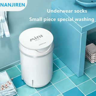 Small portable washing machine with dehydration and washing function for household appliances