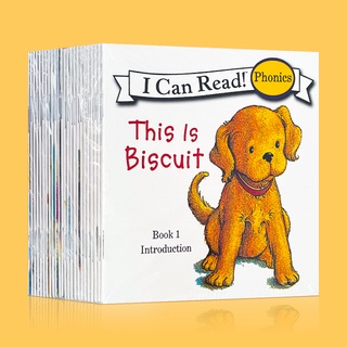 24 Books Biscuit Phonics English Picture Books "I Can Read"