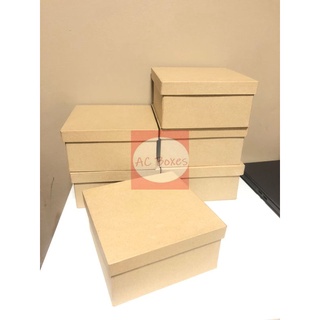 Gift Box | Hard Box | 6x6x3 inches Kraft