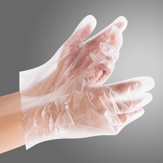 Disposable Plastic Gloves 100Pcs/Pack High Quality Disposable Plastic Gloves