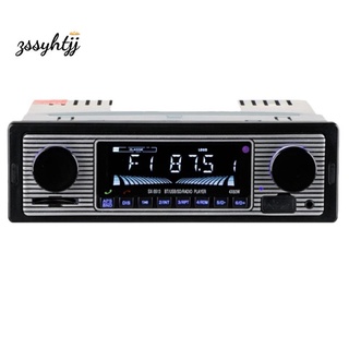 Classic Car Radio Car Bluetooth Player AUX Stereo Audio MP3 Player Support USB / SD / MMC Card Reader