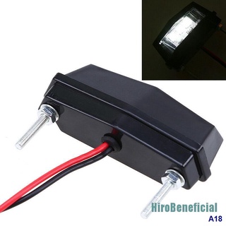 ♙✽✙[HiroBeneficial]Motorcycle 3 LED Rear Tail License Plate Brake Number Plate Light Mini Taillight