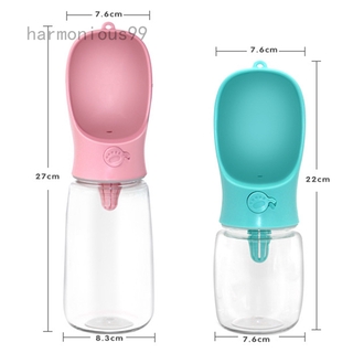 Harmonious99 Dog Cat Pet Water Bottle Drinking Travel Outdoor Portable Feeder Outgoing pet waterer